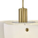 Becca 8 Light 18 inch Heritage Brass Pendant Ceiling Light