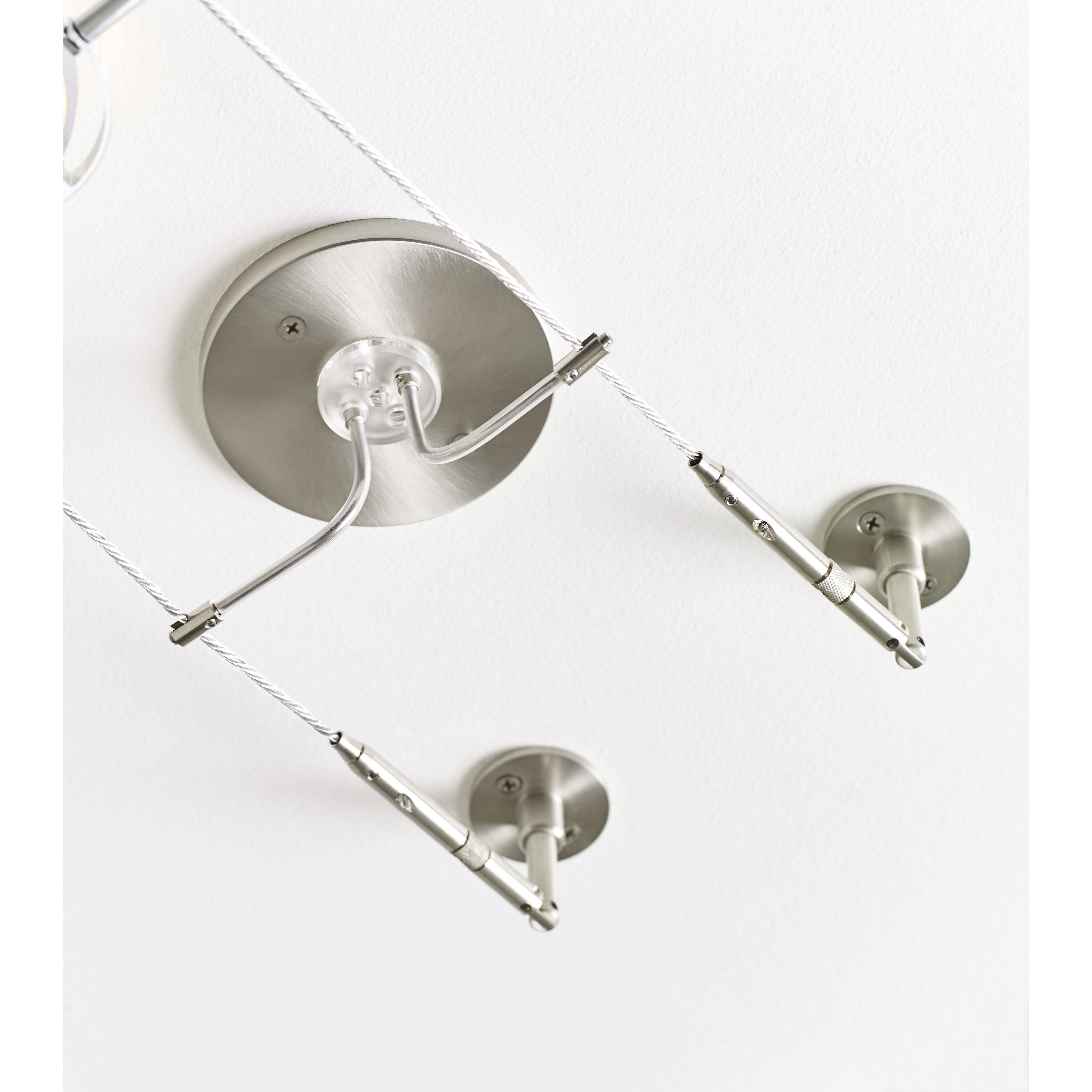 Generation Lighting Tech Lighting 800CBL5PN LED Tiella Matte Nickel Accent Cable Kit 5 Head Pivot