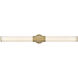 Facet LED 5 inch Heritage Brass Bath Light Wall Light