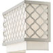 Arabesque 2 Light 13 inch Brushed Nickel ADA ADA Wall Sconce Wall Light