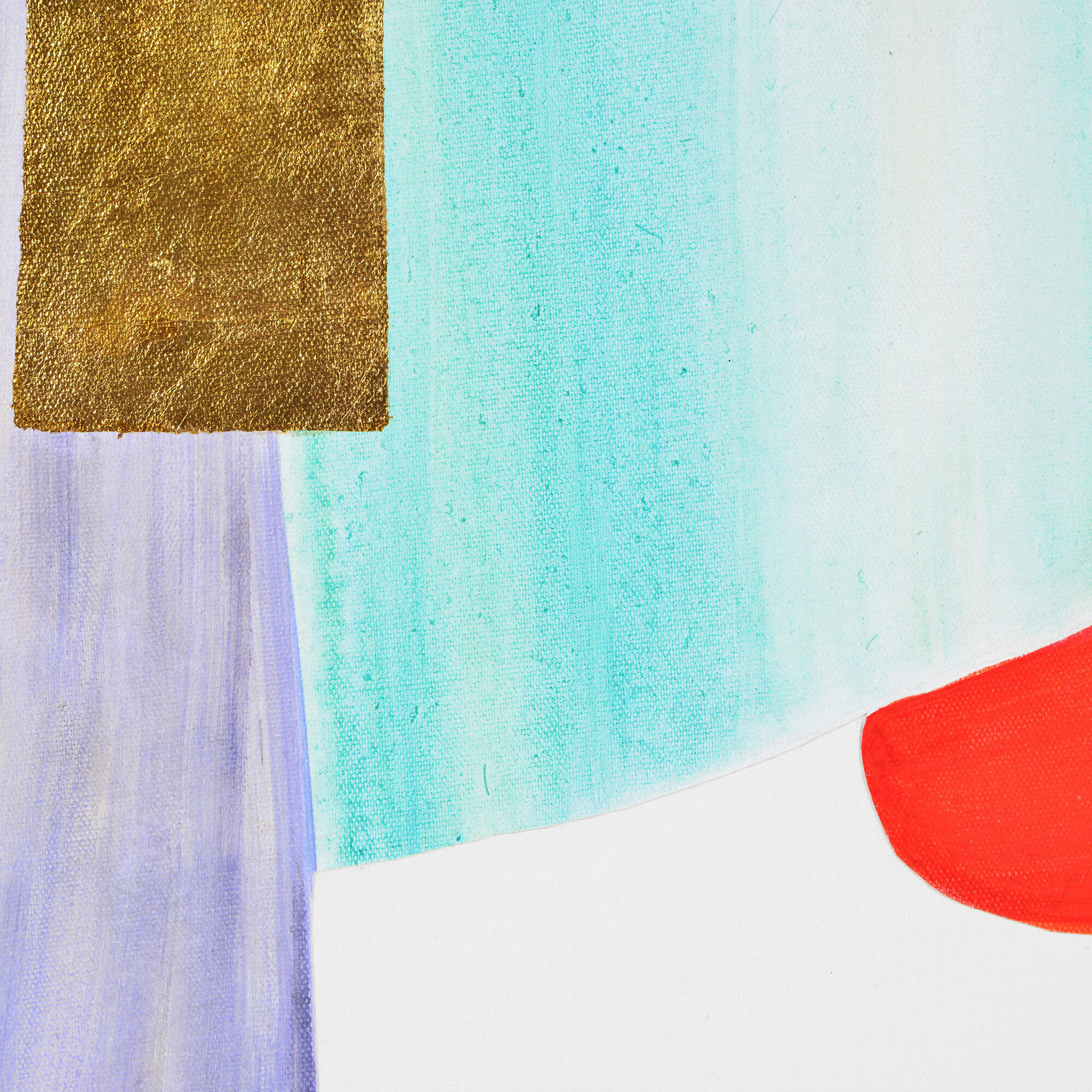 Esmerelda Collage and Gold Leaf Canvas Art