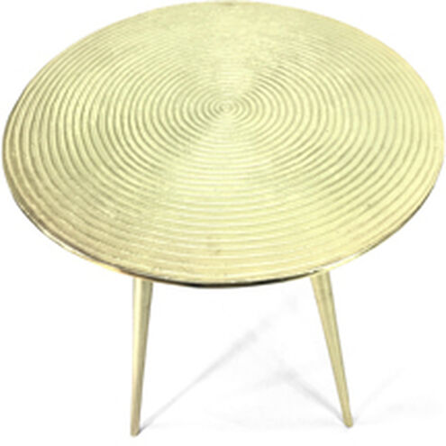 Joshua 20 X 17 inch Gold Accent Table