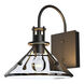 Henry 1 Light 10.5 inch Coastal Black Outdoor Sconce in Clear, Small