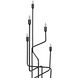 Moriarty 66 inch 40.00 watt Matte Black Floor Lamp Portable Light