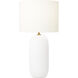 Hable Fanny 28.13 inch 9 watt Matte White Ceramic Table Lamp Portable Light