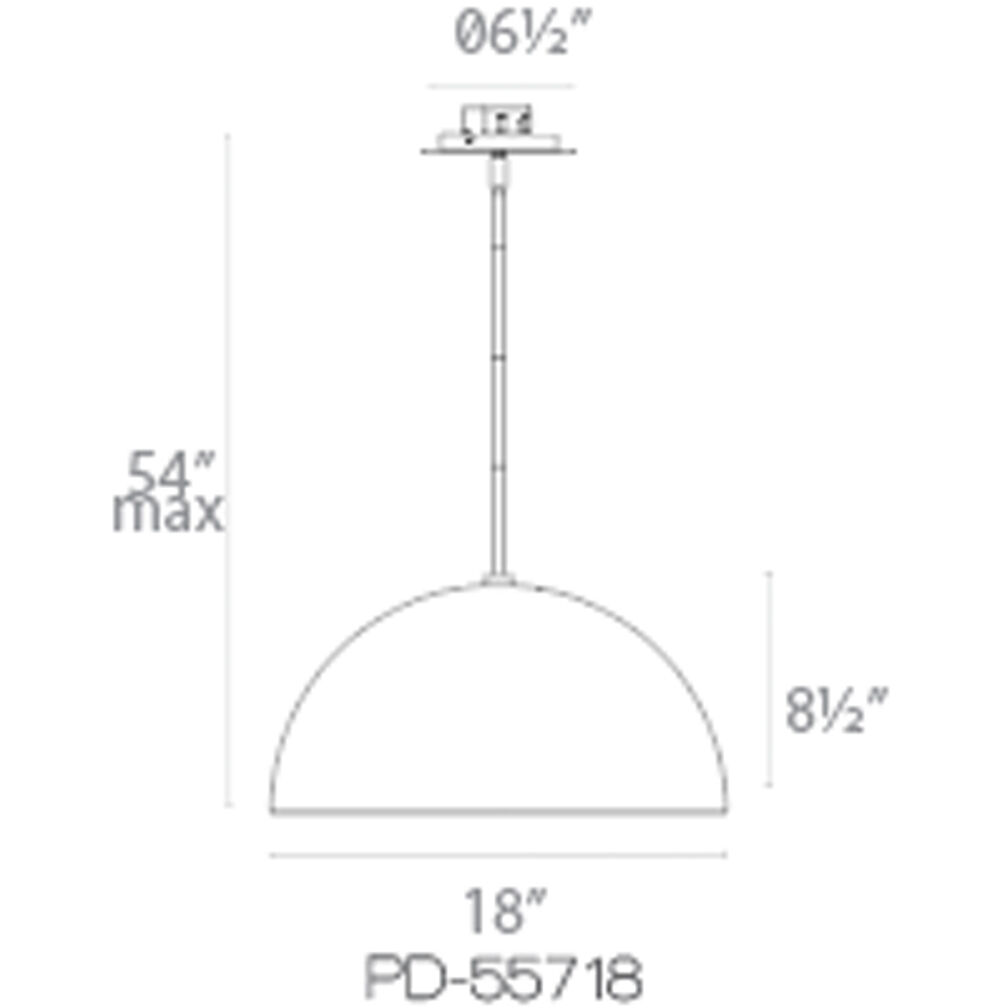 Yolo LED 19.62 inch White Silver Leaf Pendant Ceiling Light in 18in.