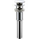 Umbrella Drain Polished Chrome Bathroom Accessory, Pop-up