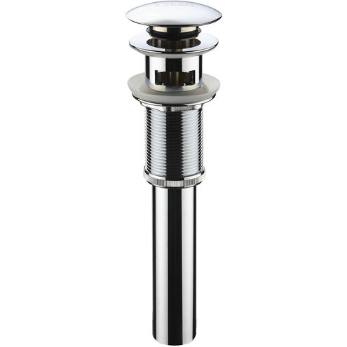 Umbrella Drain Polished Chrome Bathroom Accessory, Pop-up