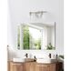Valentina 2 Light 15 inch Brushed Nickel Vanity Light Wall Light