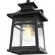 Bambrey 1 Light 11.5 inch Black Outdoor Wall Sconce