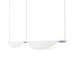 Tela LED 78.75 inch Satin White Pendant Ceiling Light