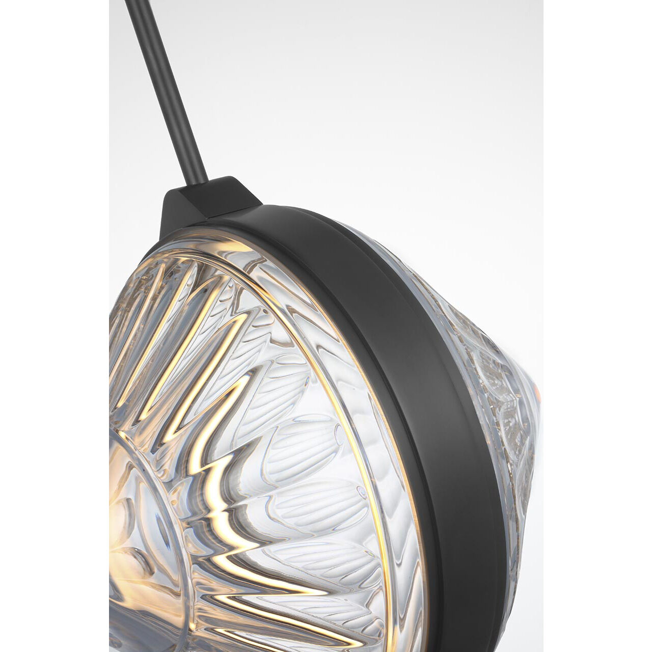 Waterford Copper Coast LED 15 inch Bronze Olive Cut Pendant Ceiling Light