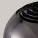 Iconic 95 inch 14 watt Satin Nickel and Black Arc Floor Lamp Portable Light in Black Nickel Steel