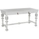 Portuguese 60 X 28 inch Solid White Desk, Small