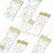 Carolina LED 16 inch Gold Leaf Down Chandelier Ceiling Light