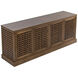 Genti 79 X 20 inch Dark Walnut Sideboard, 4 Door