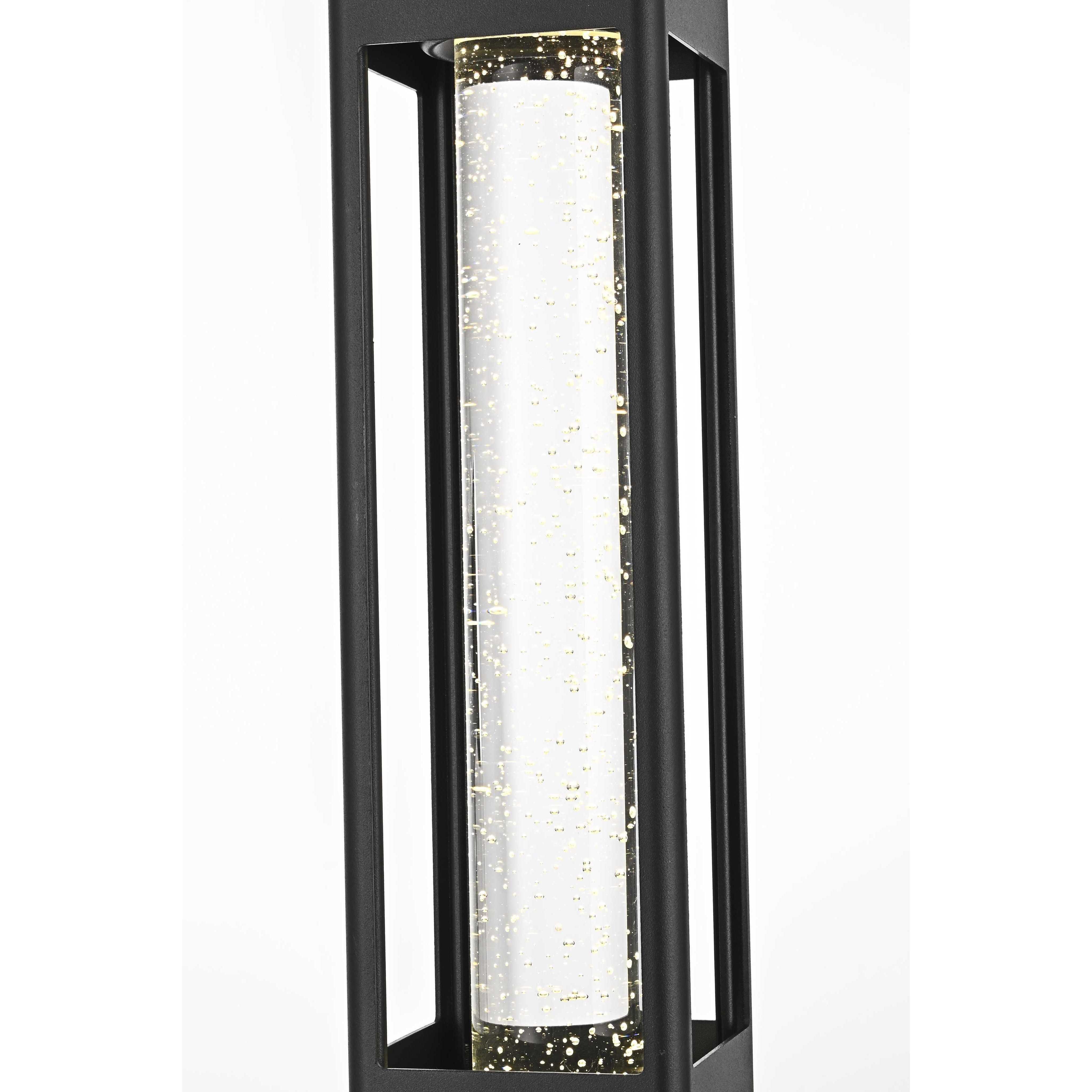 Amaris 1 Light 4 inch Black Outdoor Pendant