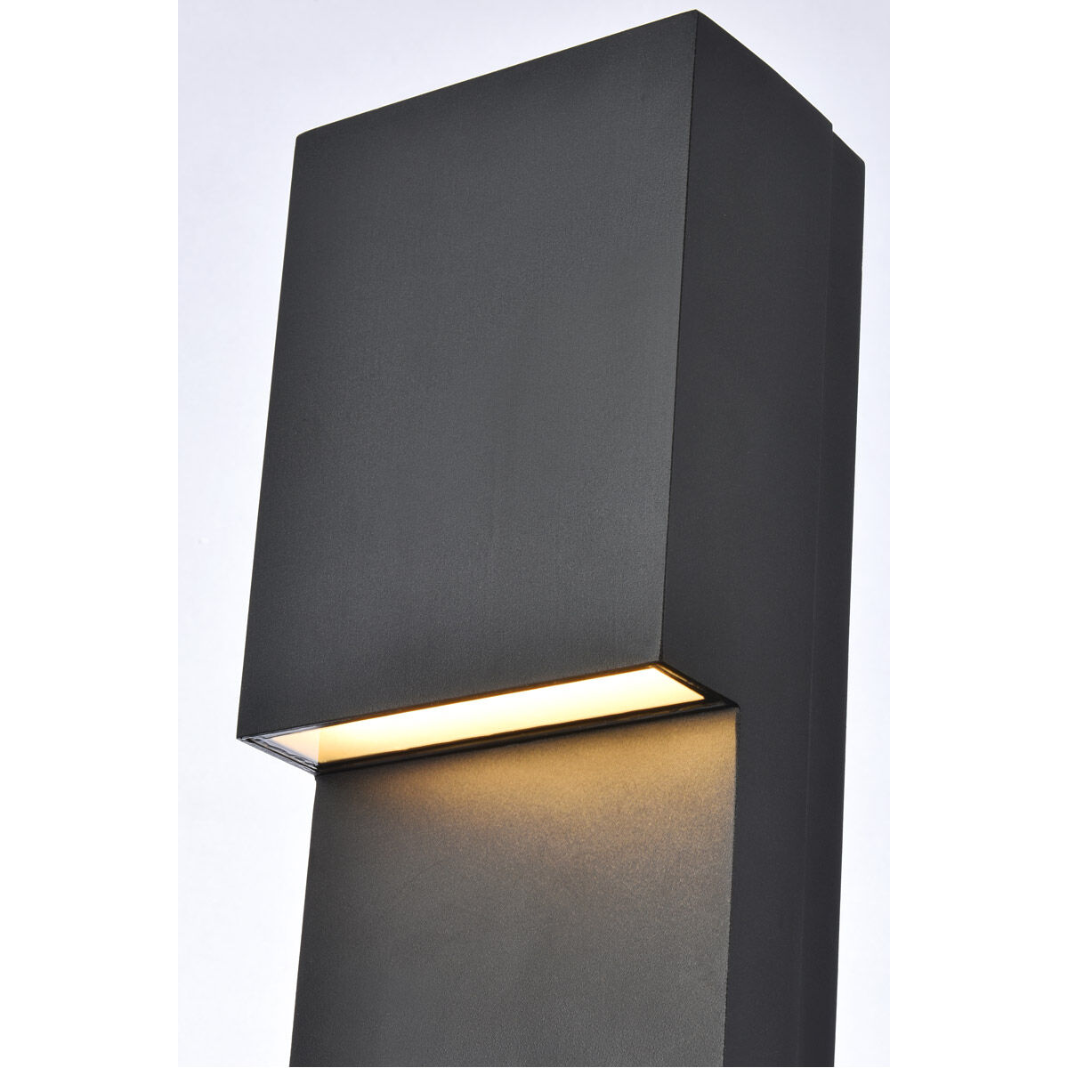 Raine 16 inch Black Outdoor Wall Light