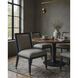 Santos Vintage Navy and Satin Brass and Barrett Dusk Side Chair