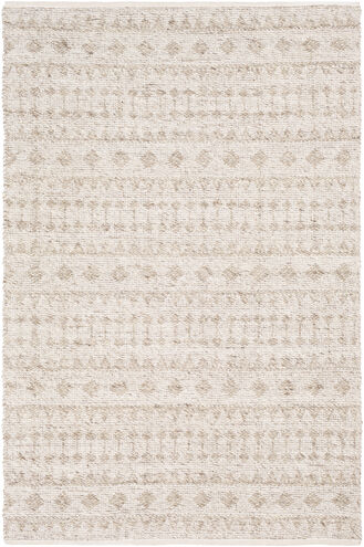 Ingrid 90 X 60 inch Metallic Silver Rug in 5 x 8, Rectangle