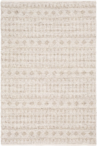 Ingrid 90 X 60 inch Metallic Silver Rug in 5 x 8, Rectangle