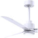 Atlas Alessandra-LK 42 inch Matte White Indoor/Outdoor Ceiling Fan