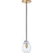 Sean Lavin Alina LED 6.8 inch Natural Brass Line-Voltage Pendant Ceiling Light