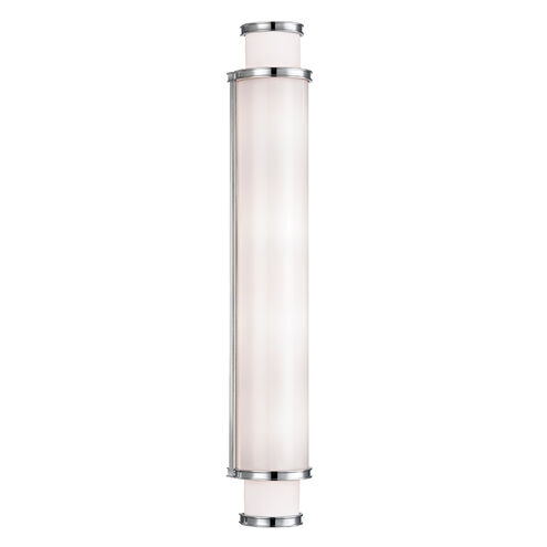 Malcolm LED 4.75 inch Polished Nickel Bath Light Wall Light, White