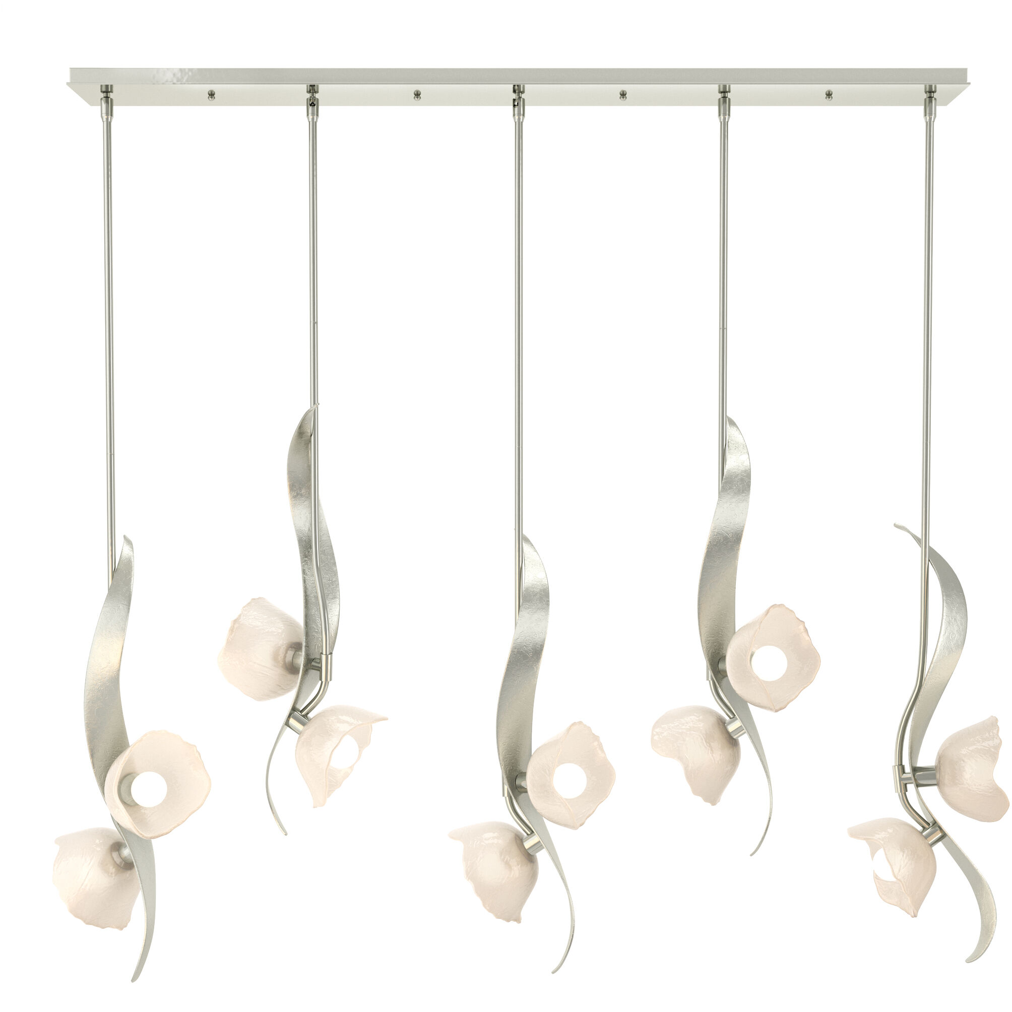 Mika 10 Light 53.6 inch Sterling Pendant Ceiling Light