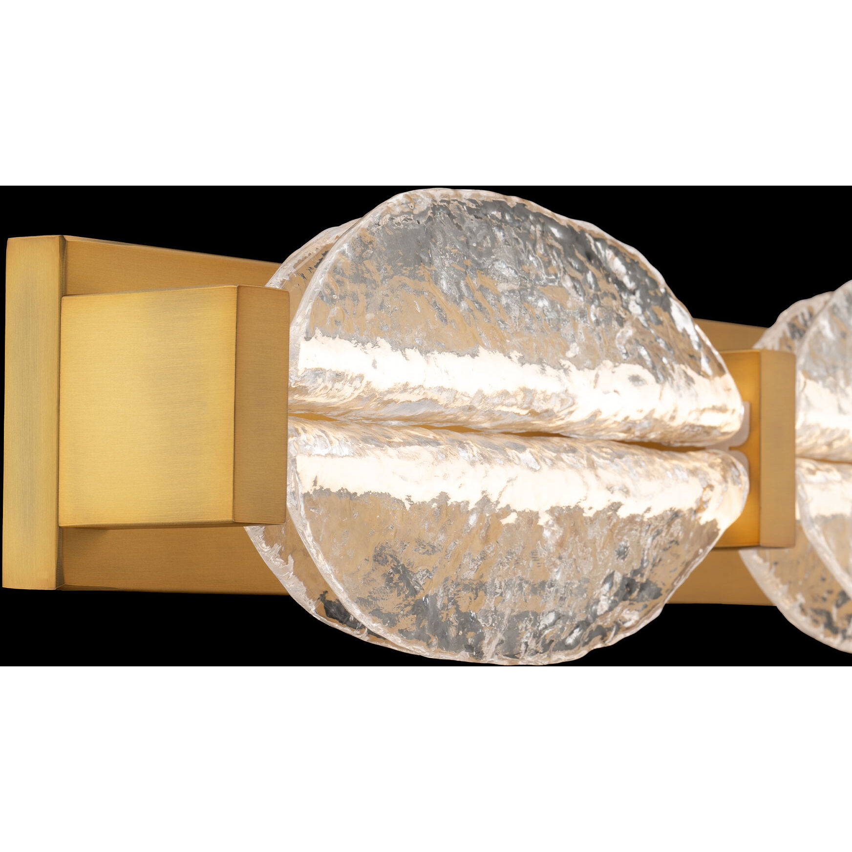 Deco Indoor Wall Lighting in 2700K, Aged Brass