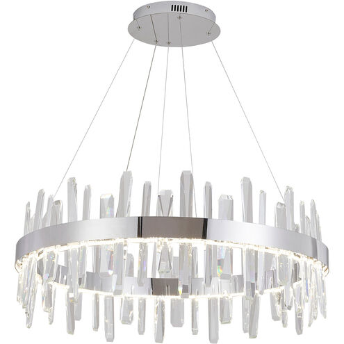 Canada LED 32 inch Chrome LED Chandelier Ceiling Light