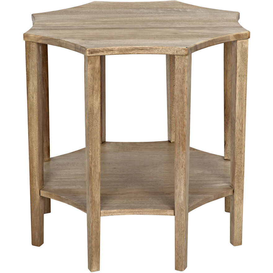 Ariana 30 X 30 inch Washed Walnut Side Table