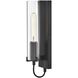 Ryden 1 Light 4.5 inch Black Indoor Wall Sconce Wall Light in Clear