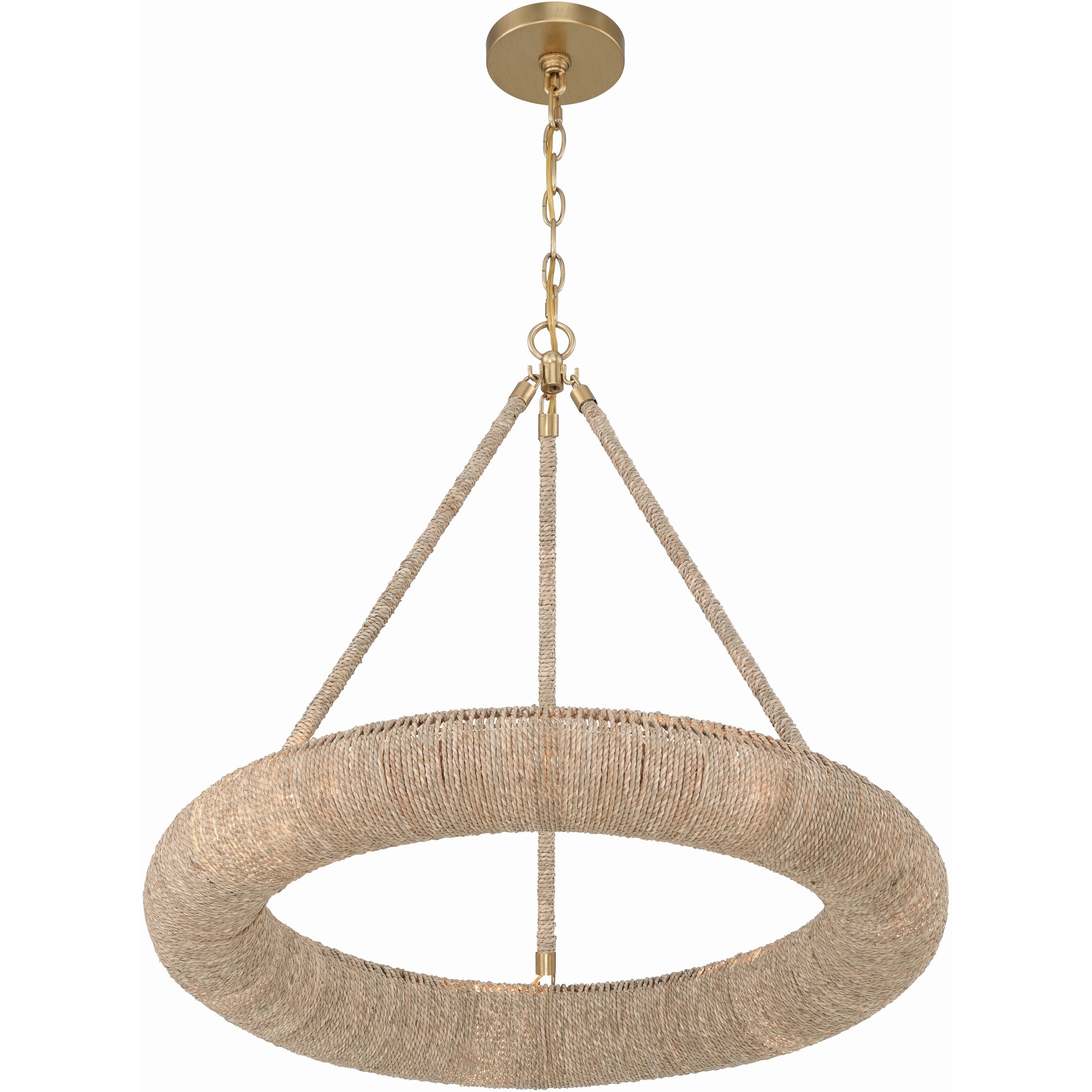 Oakley 1 Light 24 inch Soft Gold Chandelier Ceiling Light