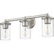 Thayer 3 Light 22.5 inch Brushed Nickel Vanity Wall Light