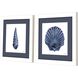 Waterside Collection Blue Framed Art