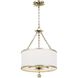 Broche 3 Light 14.00 inch Mini Chandelier