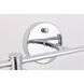 Collier 2 Light 19 inch Chrome Wall sconce Wall Light
