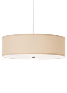 Mulberry 4 Light 20 inch White Pendant Ceiling Light in Desert Clay, Monopoint, Incandescent