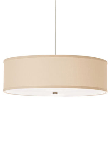 Mulberry 4 Light 20 inch Satin Nickel Line-Voltage Pendant Ceiling Light in Desert Clay, Two-Circuit T-TRAK, Incandescent