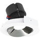 Pearl Specular Clear Reflector / Bright White Flange LED Round Adjustable Cone Retrofit in 3500K, Clear / Bright White, 4" Retrofit