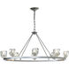 Gatsby 8 Light 45.3 inch Sterling Chandelier Ceiling Light