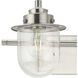 Northlake 2 Light 15.5 inch Brushed Nickel Bath Light Wall Light