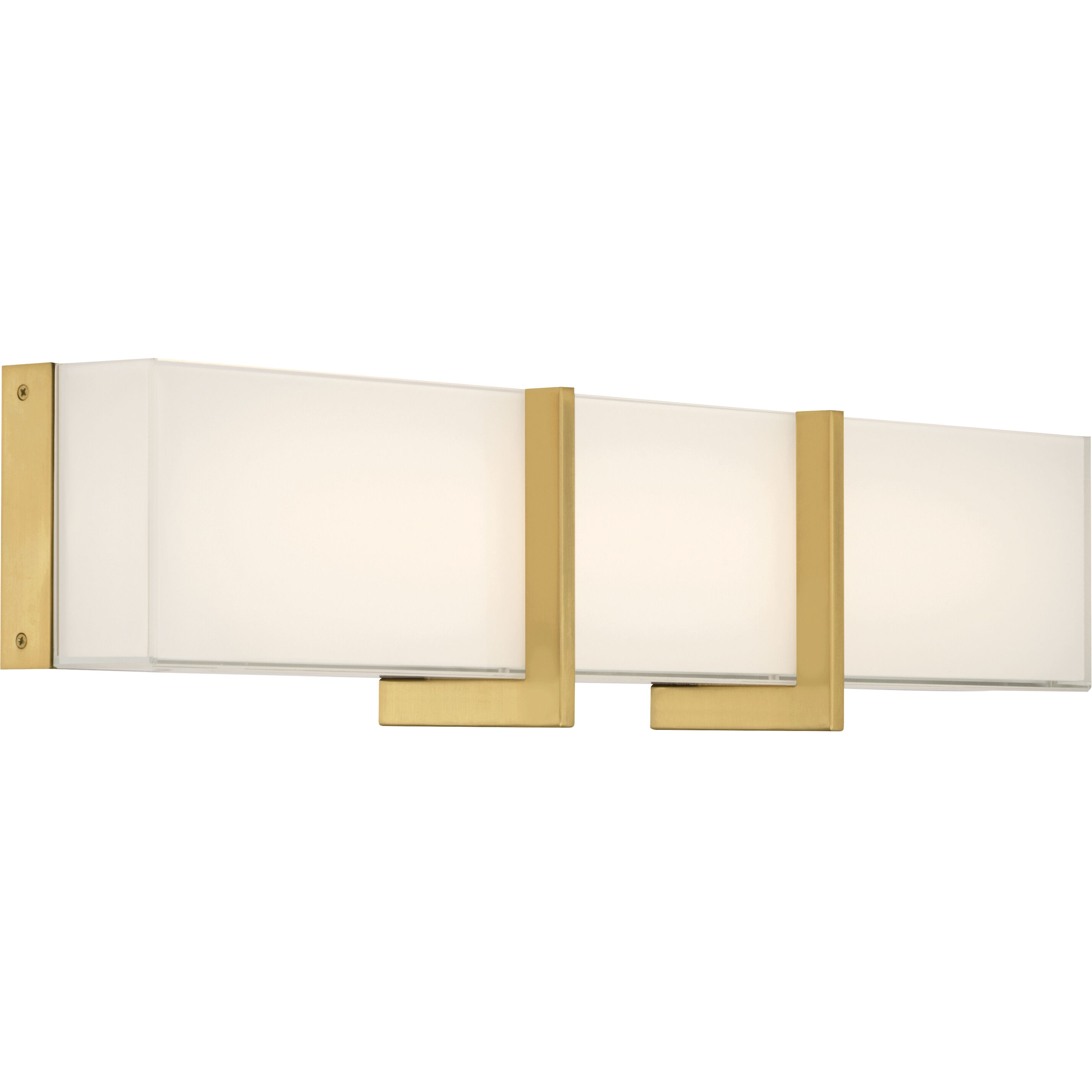 High Rise LED 24.25 inch Legacy Brass Bath Bar Wall Light