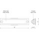 Lighthouse LED 18 inch Brushed Gold Bath Vanity Light Wall Light
