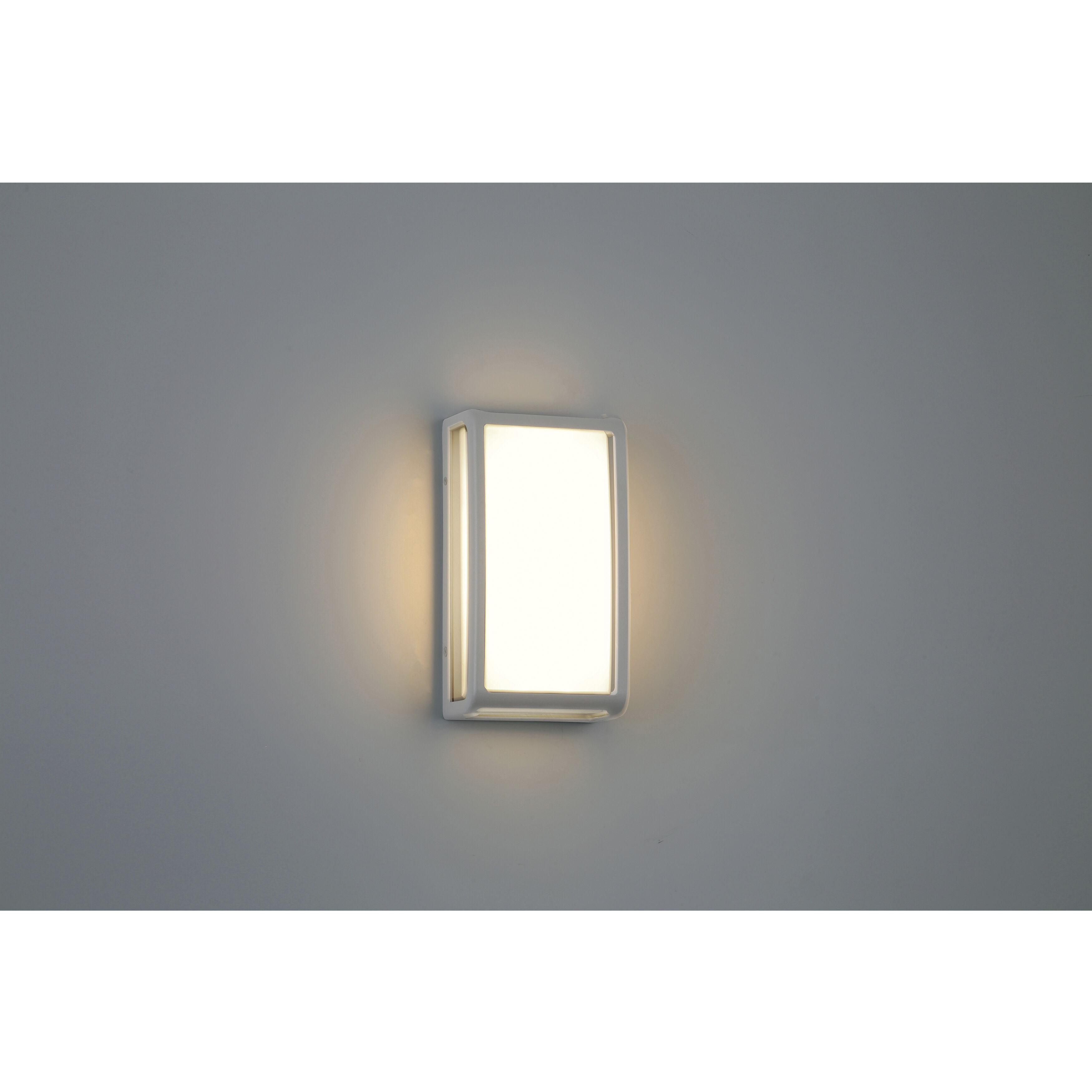 Montana LED 9 inch Satin and White Outdoor Wall Mount