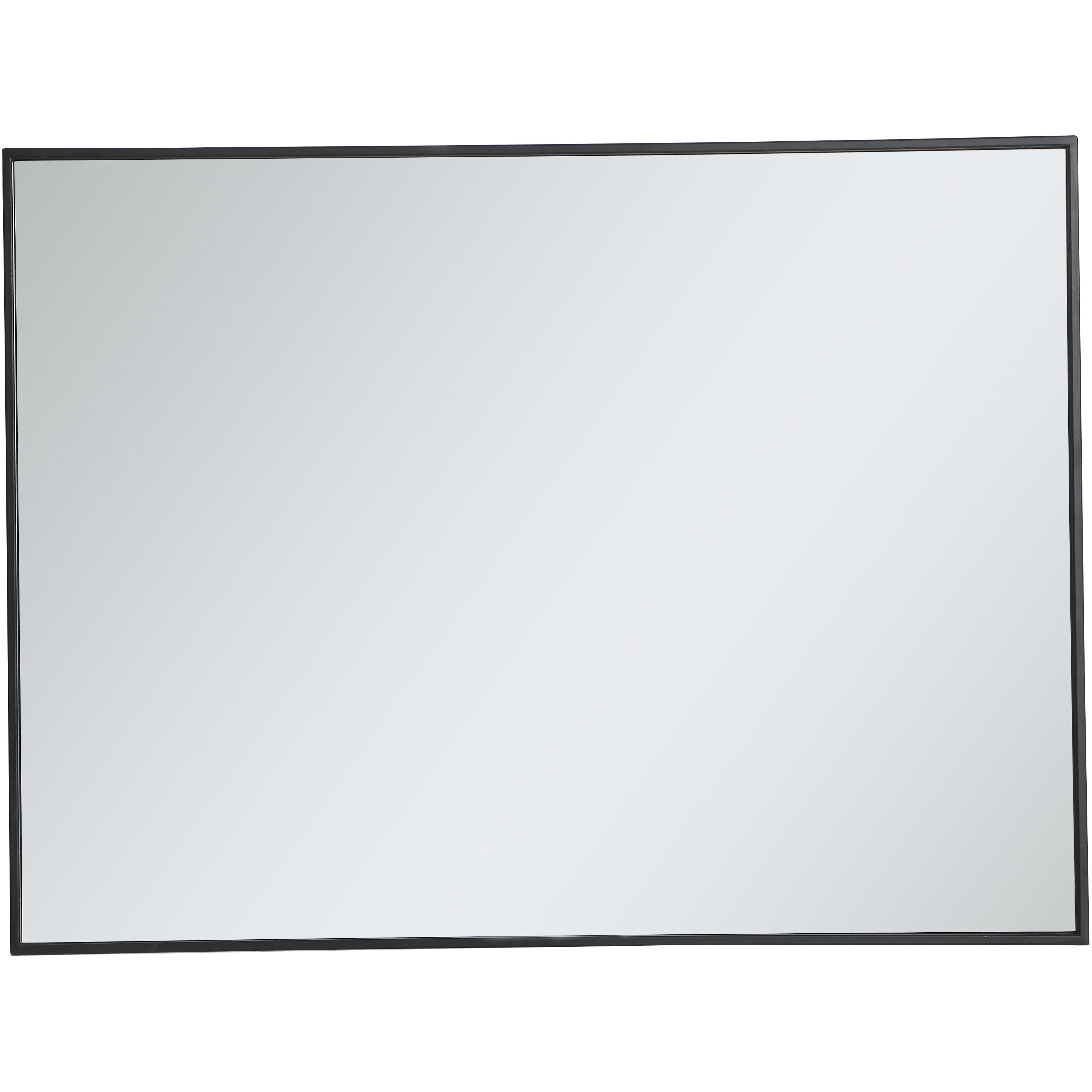 Monet 40 X 30 inch Black Wall Mirror