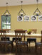 Prism 5 Light 20 inch Bronze Chandelier Ceiling Light