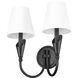 Claudelle Wall Sconce Wall Light in Matte Black