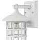 Freeport LED 9 inch Classic White Outdoor Wall Lantern, Small